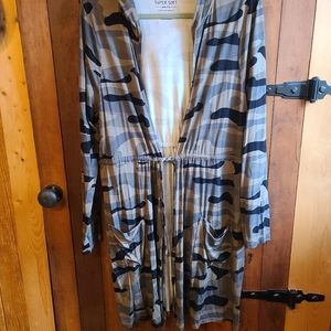 Torrid super soft anorak camouflage print